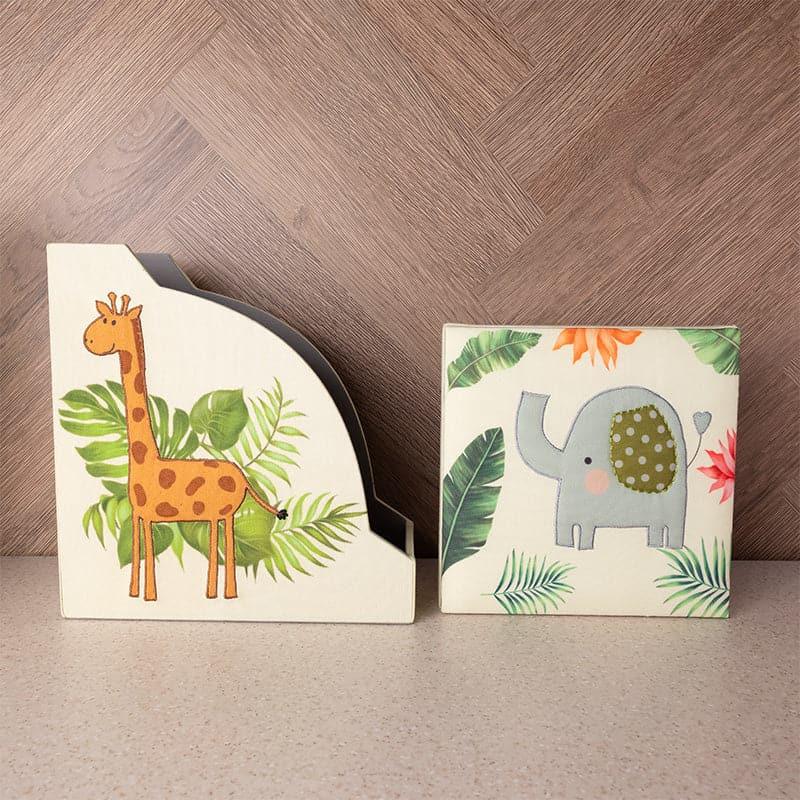 Magazine Holder - Giraffe Jolly Organiser Set (Jungle Collection) - Set Of Two