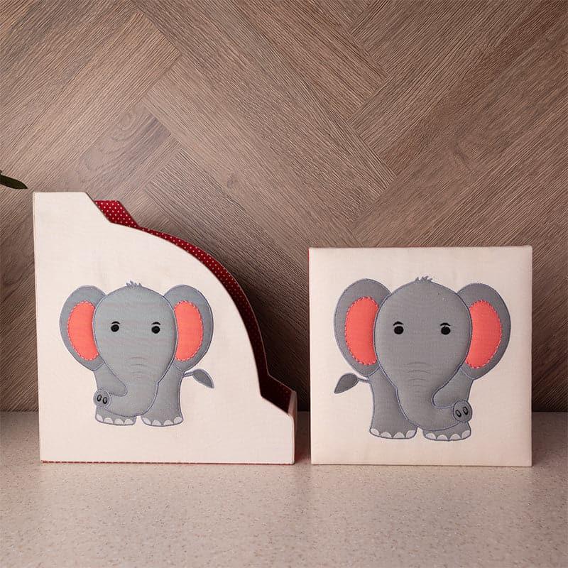 Magazine Holder - Jumbo Jill Organiser Set (Elephant Collection) - Set Of Two