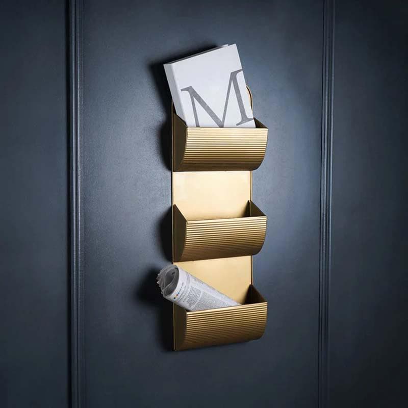 Buy Zinco Wall Mounted Magazine Holder Magazine Holder from Vaaree