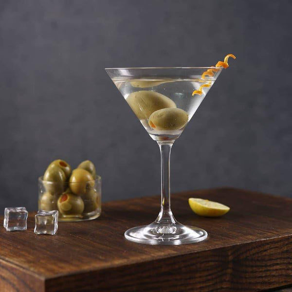 Buy Melodia Martini Glass (210 ML) - Set Of Two Cocktail Glasses from Vaaree