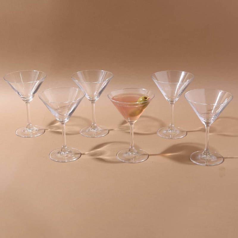 Buy Melodia Martini Glass (210 ML) - Set Of Two Cocktail Glasses from Vaaree