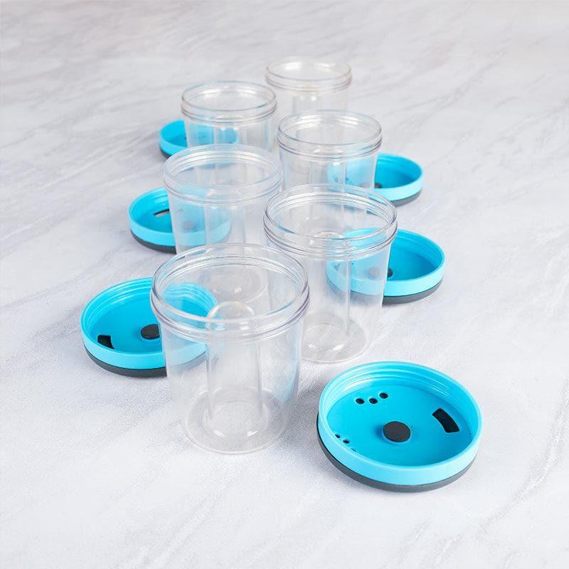 Buy Masala Box - Flavour Roots Spice Rack (Blue) - Set Of Six at Vaaree online
