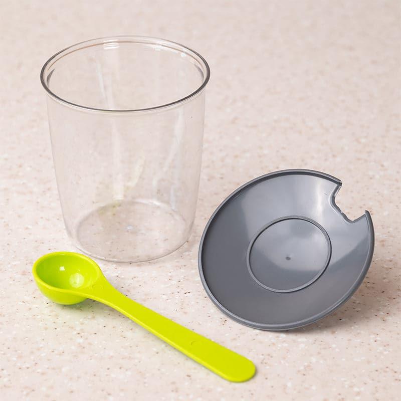 Buy Masala Box - Jini Green Masala Jar With Spoon (300 ML) - Set Of Seven at Vaaree online