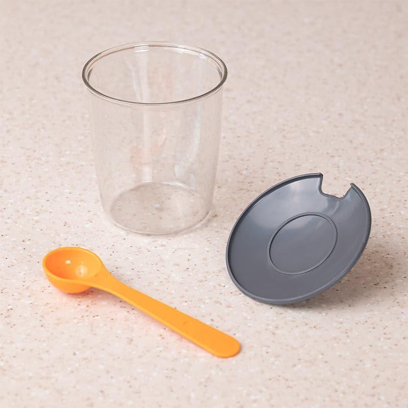Buy Masala Box - Jini Orange Masala Jar With Spoon (300 ML) - Set Of Seven at Vaaree online