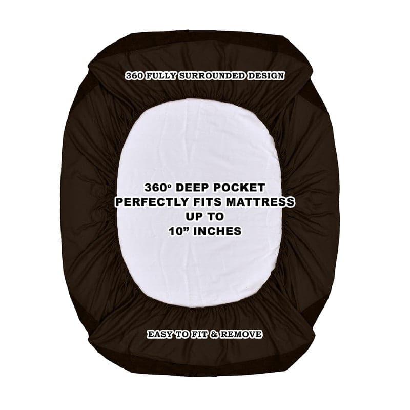 Buy Mattress Protector - Medina Waterproof Mattress Protector - Coffee at Vaaree online