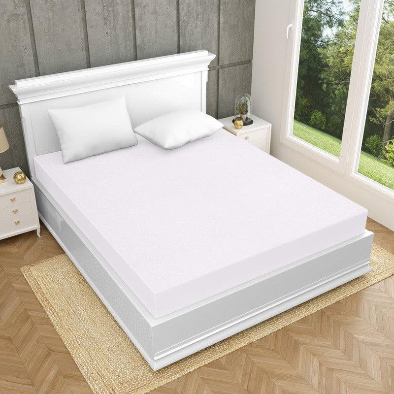 Buy Medina Waterproof Mattress Protector - White Mattress Protector from Vaaree