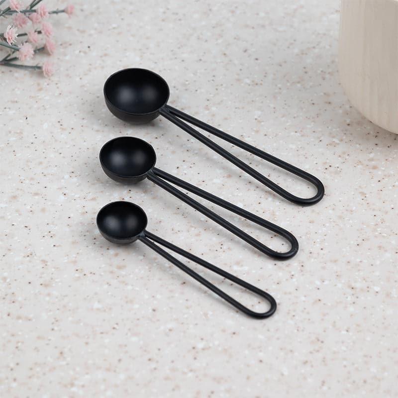 Kitchen Tools & Gadgets - Jimo Measuring Spoon (Black) - Set Of Three