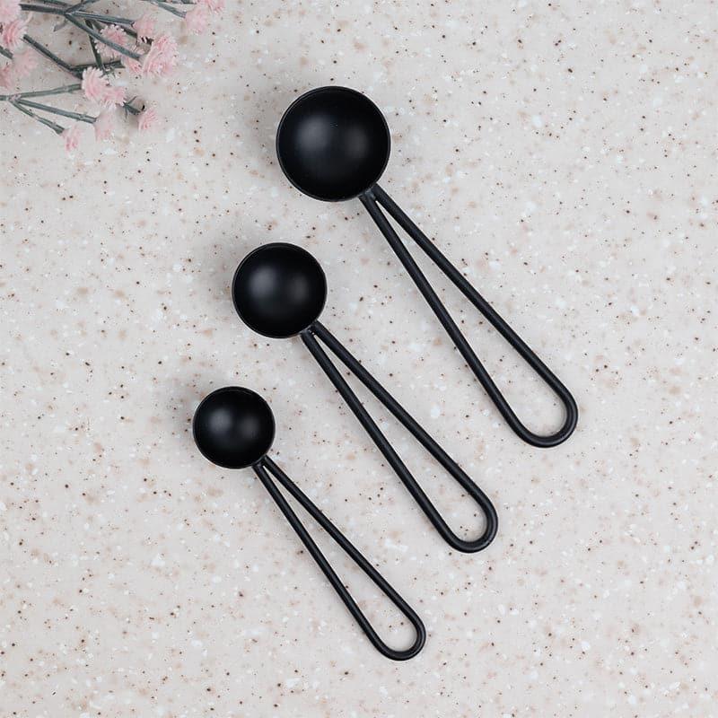 Kitchen Tools & Gadgets - Jimo Measuring Spoon (Black) - Set Of Three