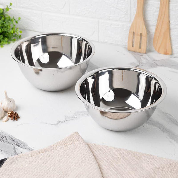 Buy Minerva Serving Bowl (2250/2750 ML) - Set Of Two Mixing Bowl from Vaaree