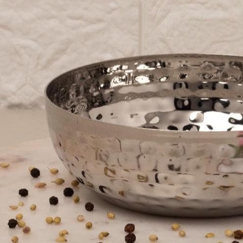 Mixing Bowls - Vintage Charm Hammered Serving Bowl - 1000 ML