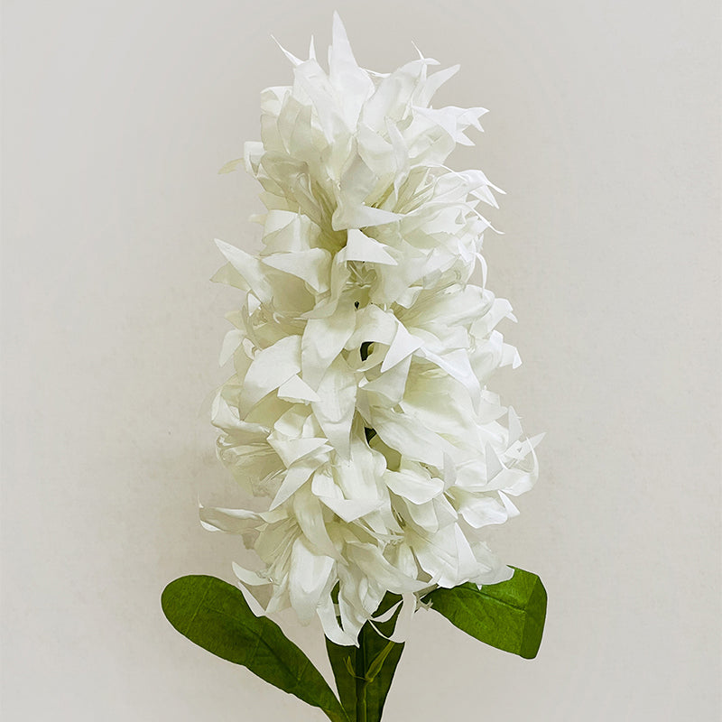 Buy Faux Everlasting Hyacinth Flower Stick - White Artificial Flowers from Vaaree