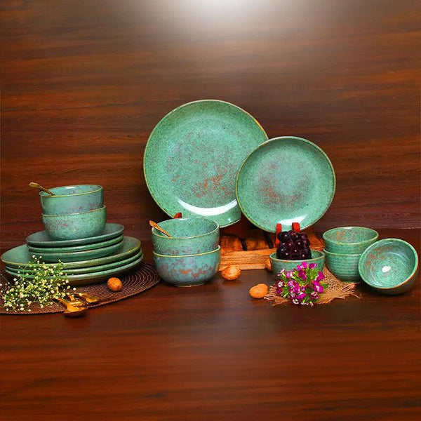 Buy Lexira Handmade Dinner Set - Sixteen Piece Set Dinner Set from Vaaree