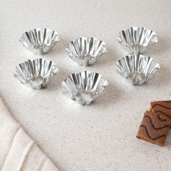 Moulds - Delica Basket Tart Mould - Set Of Six