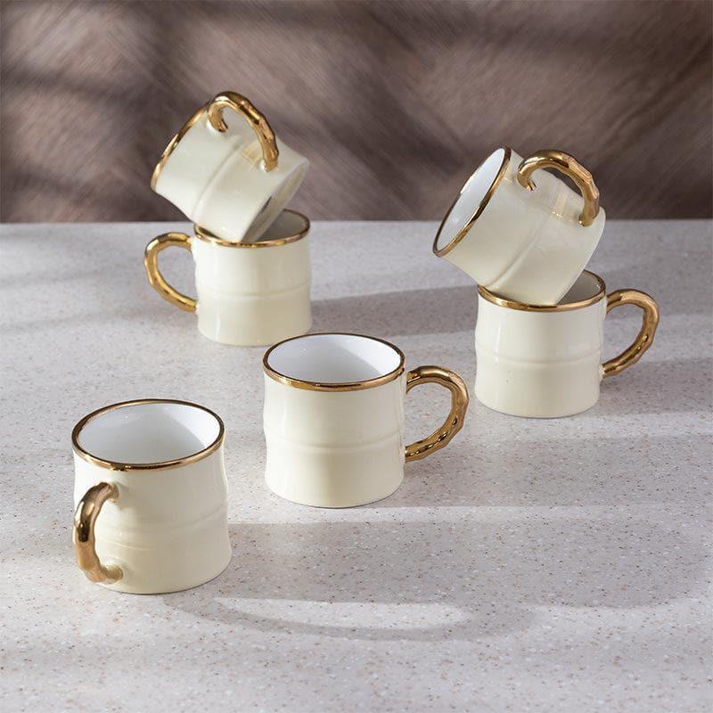 Buy Akagi Mug (Beige) - Set Of Six Mug from Vaaree