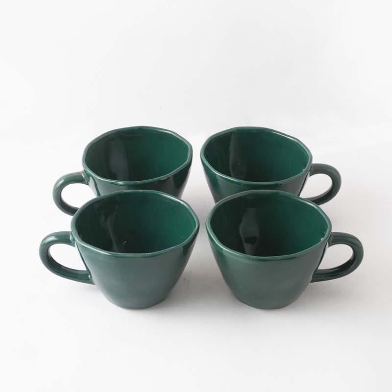 Buy Addie Sea Green Mug (250 ML) - Set Of Four Mug & Tea Cup from Vaaree