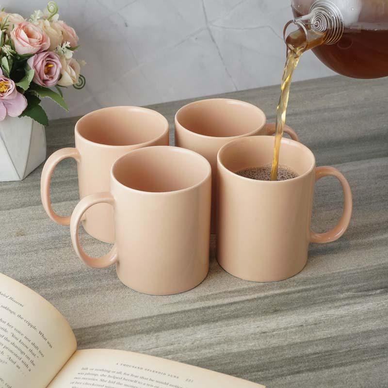 Buy Akoosh Blush Mug (400 ML) - Set Of Four Mug & Tea Cup from Vaaree