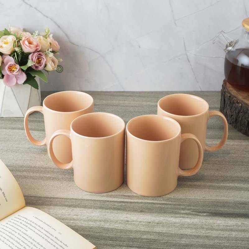 Buy Akoosh Blush Mug (400 ML) - Set Of Four Mug & Tea Cup from Vaaree