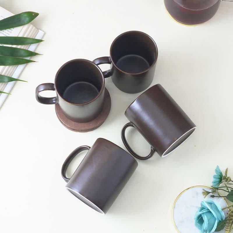 Buy Akoosh Cocoa Mug (400 ML) - Set Of Four Mug & Tea Cup from Vaaree