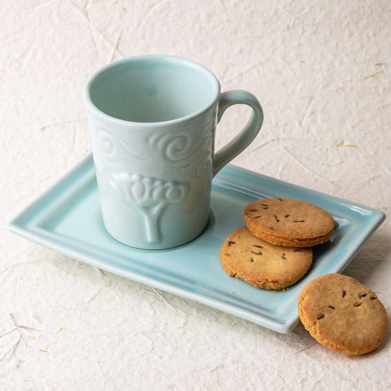 Buy Arora Serveware Combo (Sky Blue) - Four Piece Set Mug & Tea Cup from Vaaree