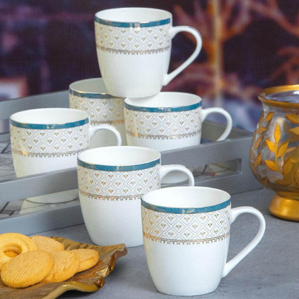 Mug & Tea Cup - Arpaan Ethnic Mug (170 ML) - Set Of Six