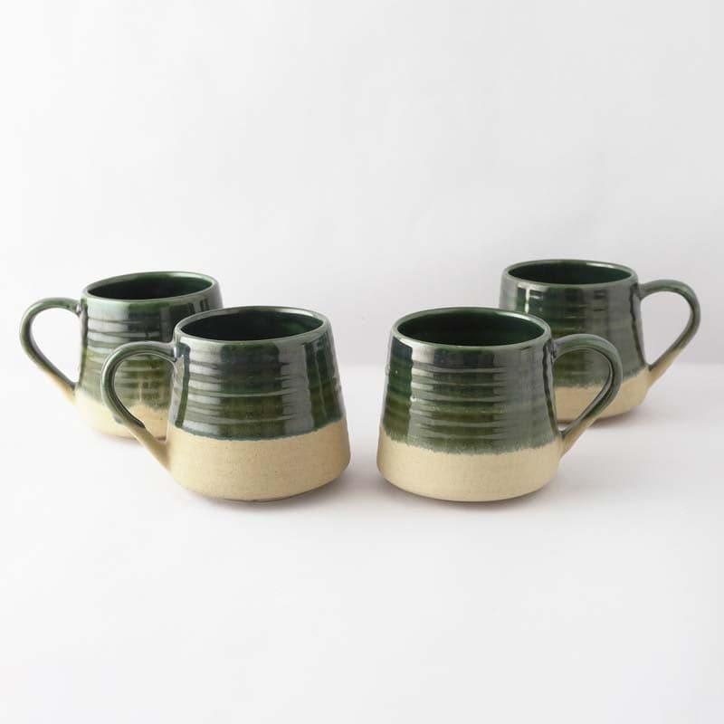 Buy Ballow Ceramic Coffee Mug (200 ML) - Set Of Four Mug & Tea Cup from Vaaree