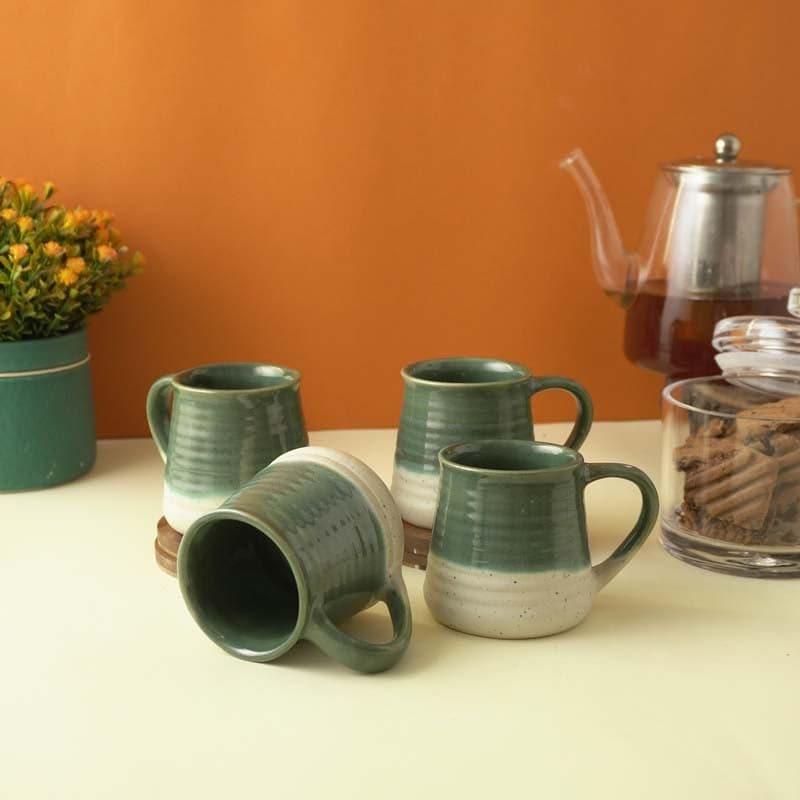 Buy Berniece Ceramic Coffee Mug (400 ML) - Set Of Four Mug & Tea Cup from Vaaree