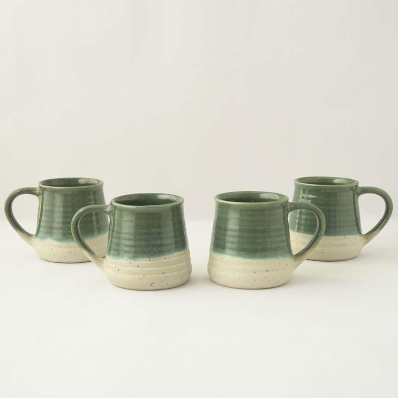 Buy Berniece Ceramic Coffee Mug (400 ML) - Set Of Four Mug & Tea Cup from Vaaree