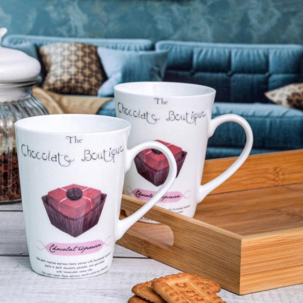 Mug & Tea Cup - Brownie Bite Mug (360 ML) - Set Of Two