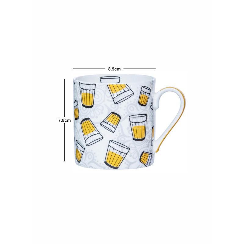 Buy Chai Spin Mug (320 ML) - Set Of Two Mug & Tea Cup from Vaaree