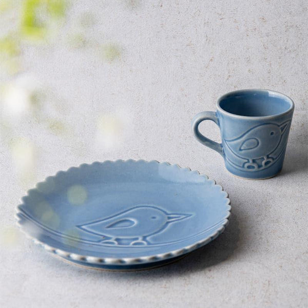 Mug & Tea Cup - Chirp Tableware Combo - Four Piece Set