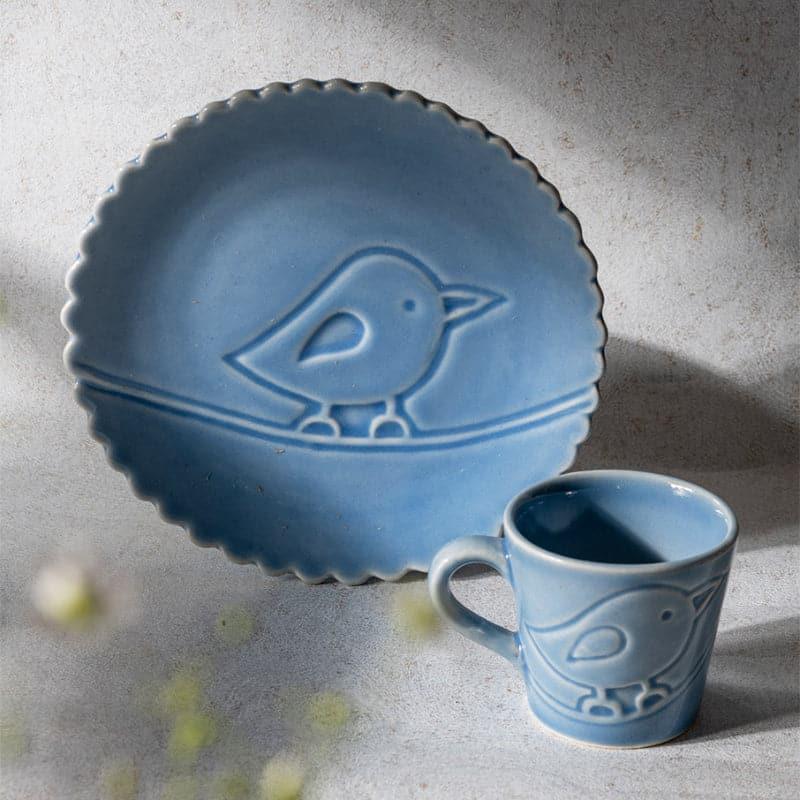 Buy Chirp Tableware Combo - Four Piece Set Mug & Tea Cup from Vaaree