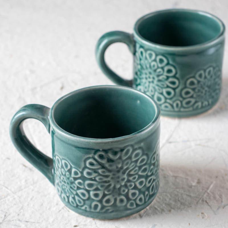 Buy Dili Mug (250 ML) - Set OF Two Mug & Tea Cup from Vaaree