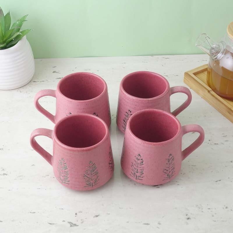 Buy Dinah Ceramic Mug (300 ML) - Set Of Four Mug & Tea Cup from Vaaree