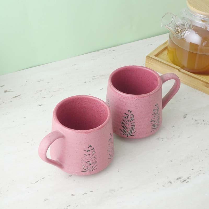 Buy Dinah Ceramic Mug (300 ML) - Set Of Two Mug & Tea Cup from Vaaree