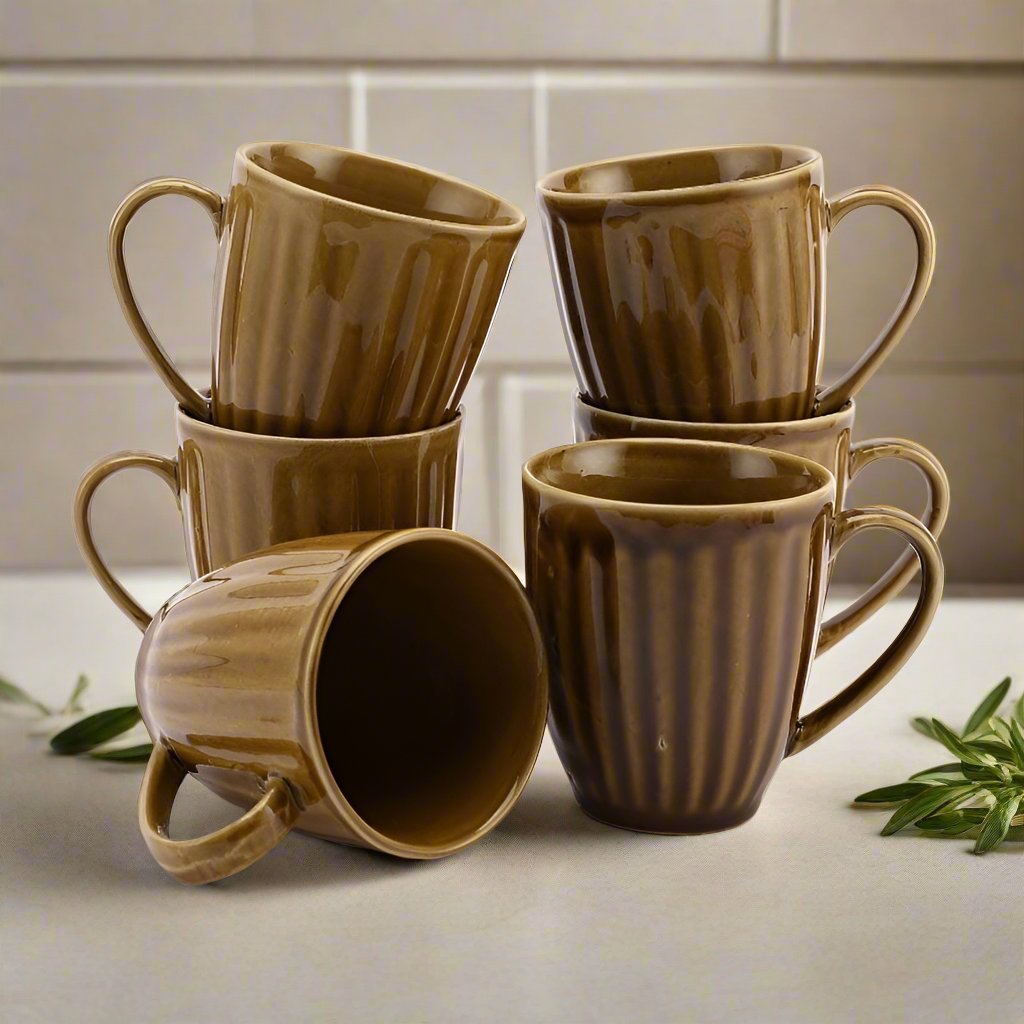 Buy Earthy Charm Mug - Set Of Six Mug & Tea Cup from Vaaree