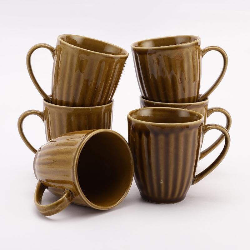 Mug & Tea Cup - Earthy Charm Mug - Set Of Six