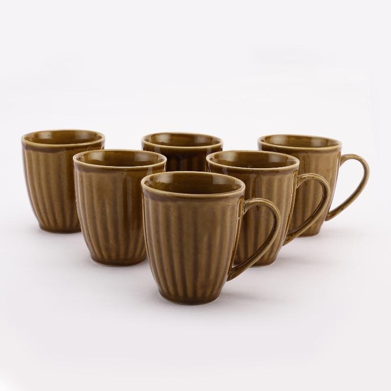 Mug & Tea Cup - Earthy Charm Mug - Set Of Six