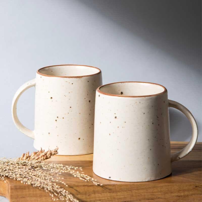 Mug & Tea Cup - Earthy Elegance Mug - Set Of Two