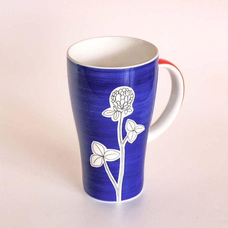 Mug & Tea Cup - Electric Azure Mug - Flower