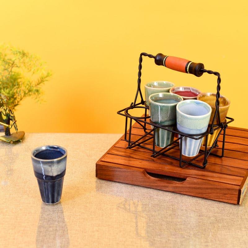Mug & Tea Cup - Esthera Chai Glass With Carrier