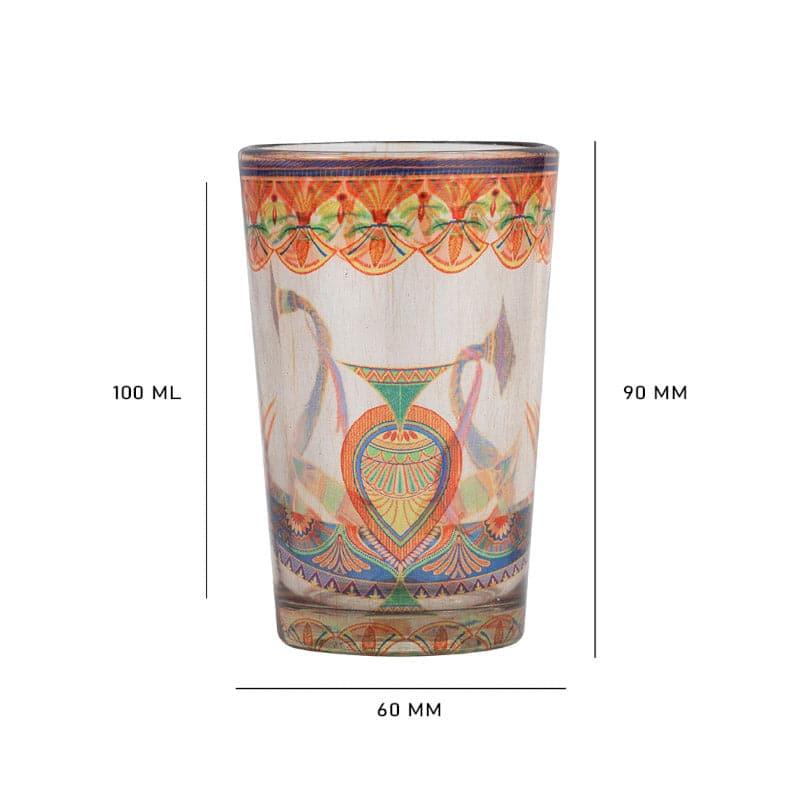 Mug & Tea Cup - Ethnic Parade Chai Glass - Set Of Two