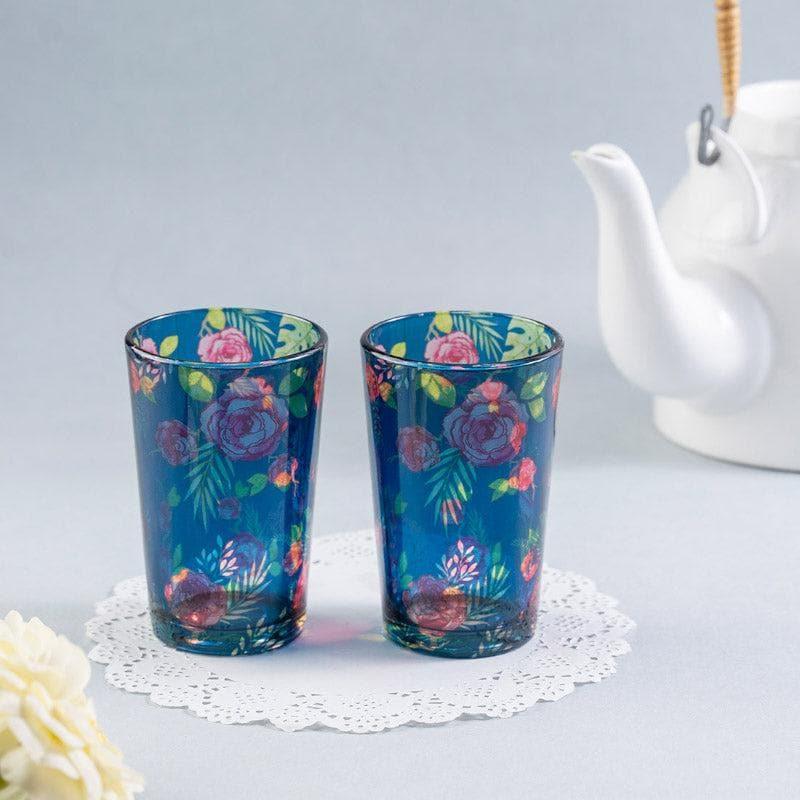 Buy Floral Feast Chai Glass - Set Of Two Mug & Tea Cup from Vaaree