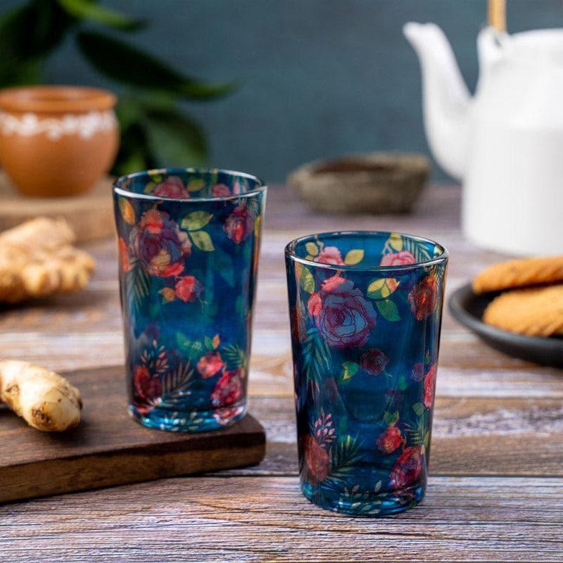 Buy Floral Feast Chai Glass - Set Of Two Mug & Tea Cup from Vaaree