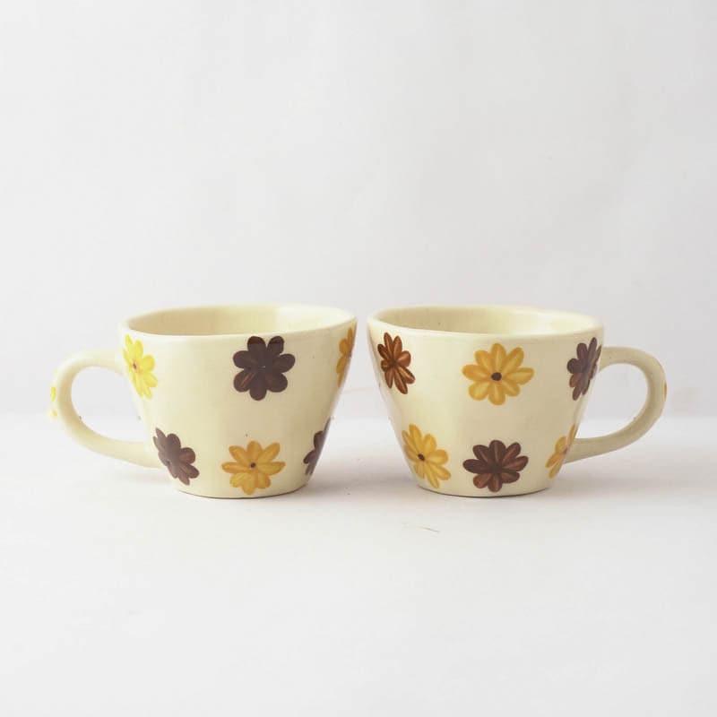 Buy Floral Mist Mug - Set Of Two Mug & Tea Cup from Vaaree