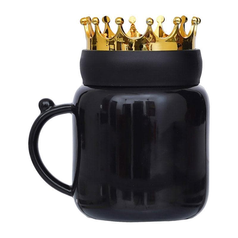 Buy For My King Valentine Mug - Black Mug & Tea Cup from Vaaree