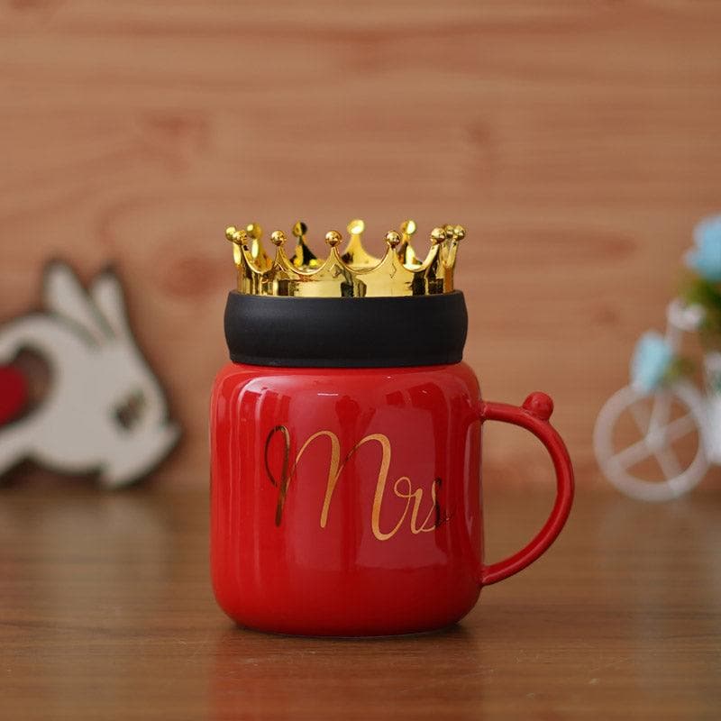 Buy For My Queen Valentine Mug - Red Mug & Tea Cup from Vaaree