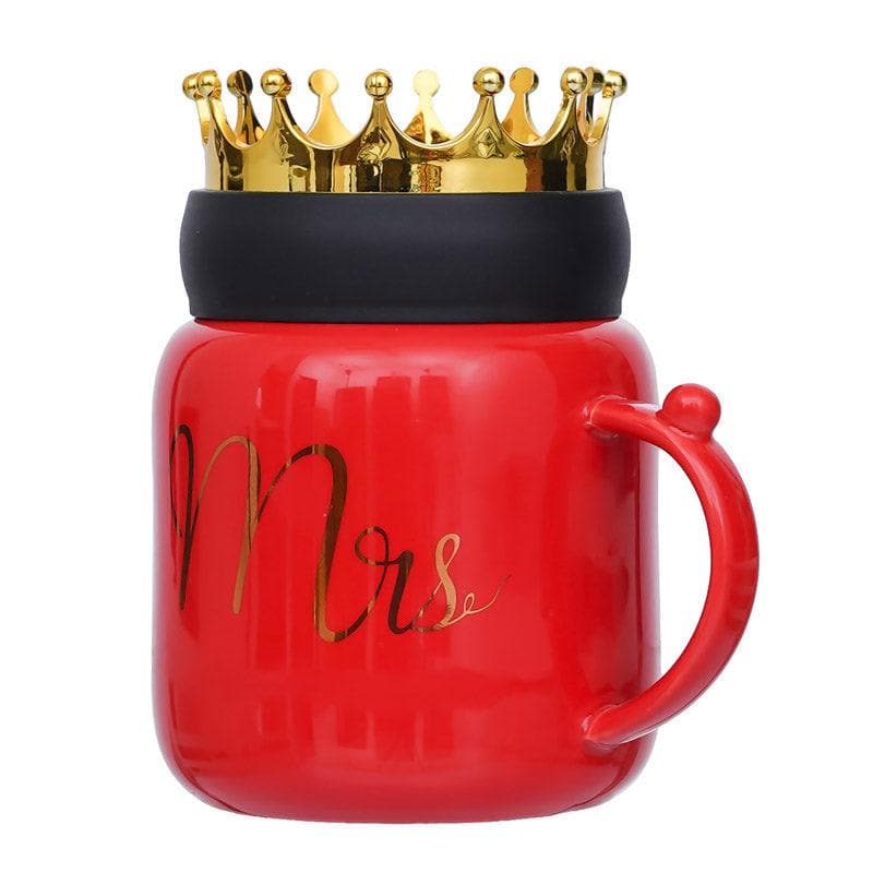 Buy For My Queen Valentine Mug - Red Mug & Tea Cup from Vaaree