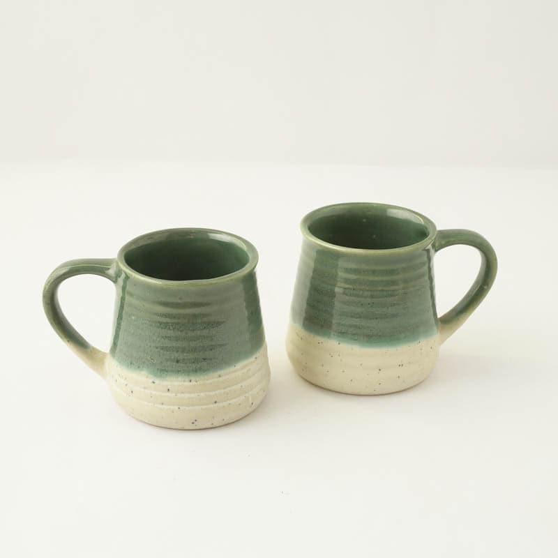 Buy Green Galore Mug - Set Of Two Mug & Tea Cup from Vaaree