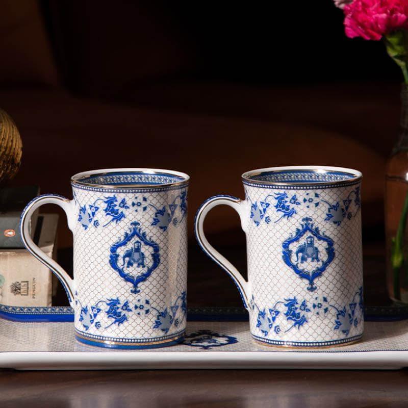 Buy Hafsa Mug & Tray Set - Set Of Three Mug & Tea Cup from Vaaree