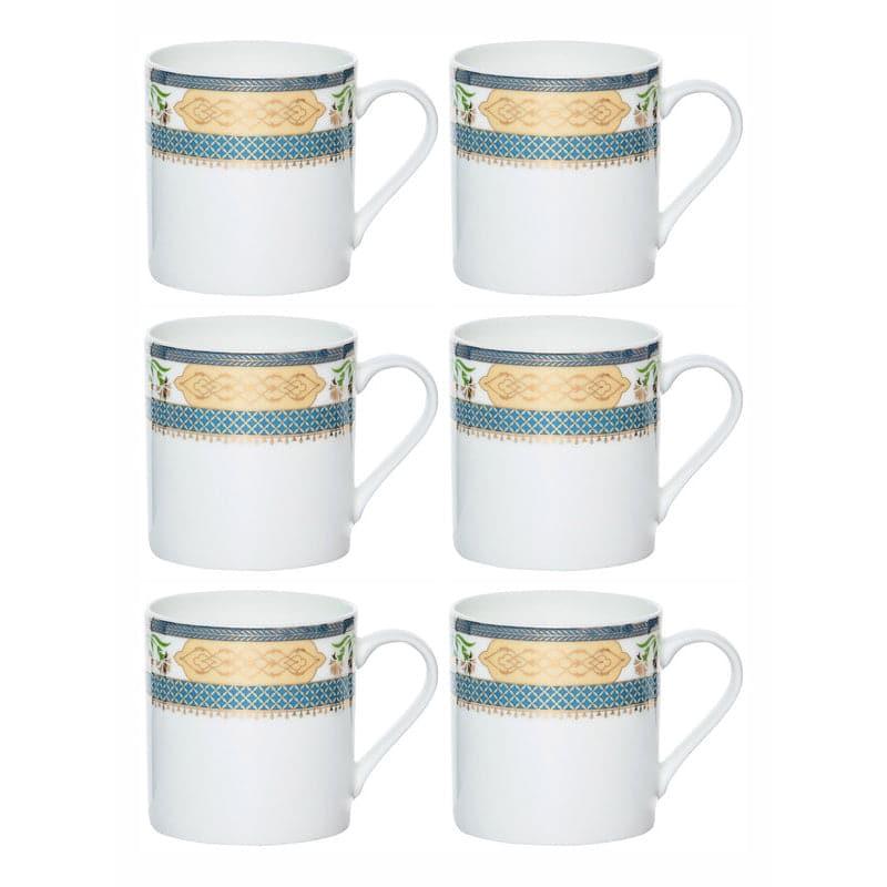 Mug & Tea Cup - Hamsa Ethnic Mug (220 ML) - Set Of Six